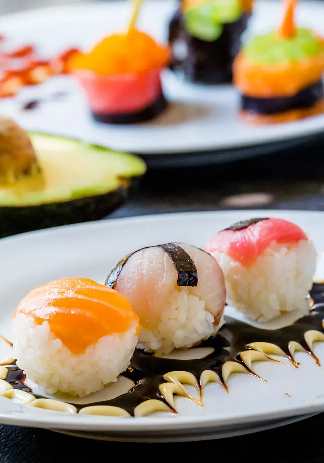 Temari Sushi is a popular Japanese dish which is often made during celebration 