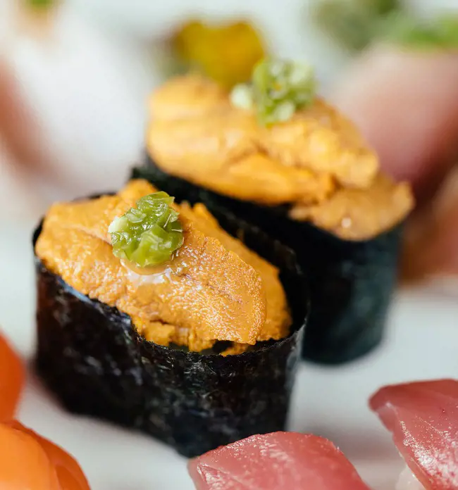 This sushi contains good and essential nutrients and it has that buttery texture